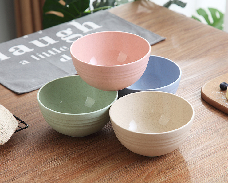 4 Piece Pastel Bowl Set