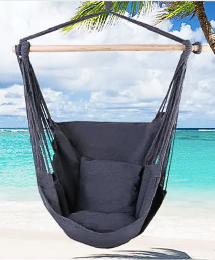 Cozy Hammock Chair - Charcoal