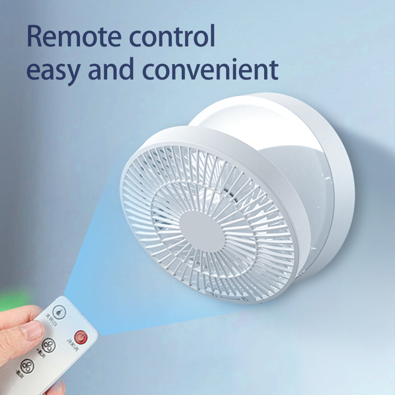 Wall/ Desk Remote Control Portable Fans