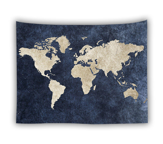 World Map Beach/ Picnic Throw